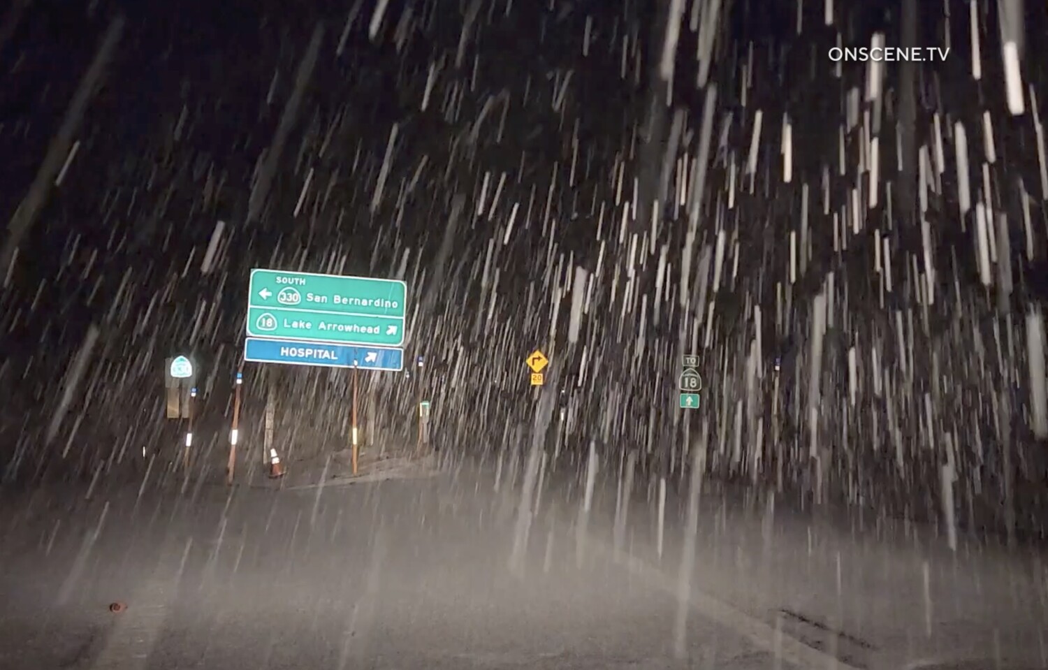 April showers drop rain and snow in the Southland, possibly the last of the season