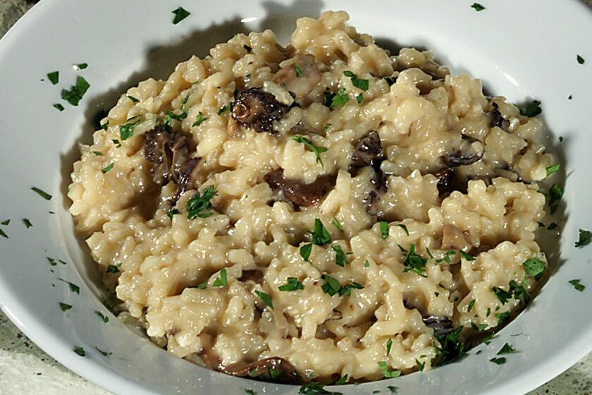 Maybe the ultimate risotto? Recipe: Celestino's wild mushroom risotto