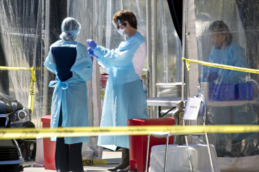 Coronavirus Will Kaiser S Drive Through Testing Come To L A Los Angeles Times