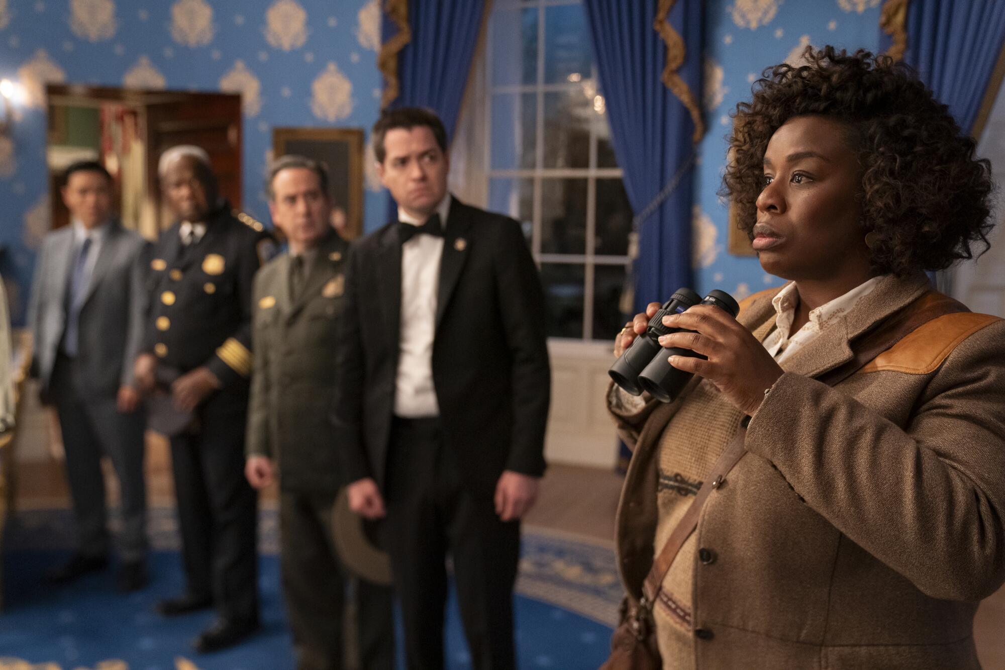 Uzo Aduba in "The Residence."