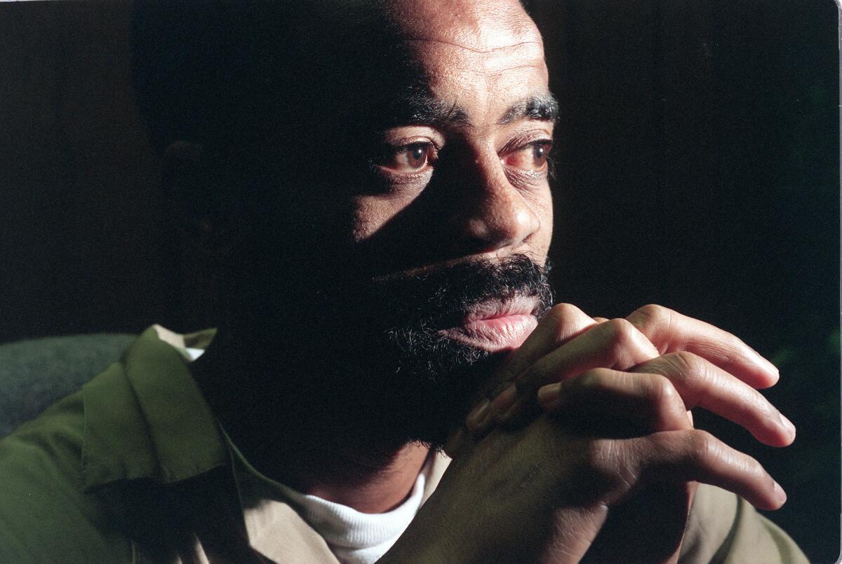 "Freeway" Ricky Ross during a jailhouse interview at the Metropolitan Correctional Center in San Diego in October 1996.