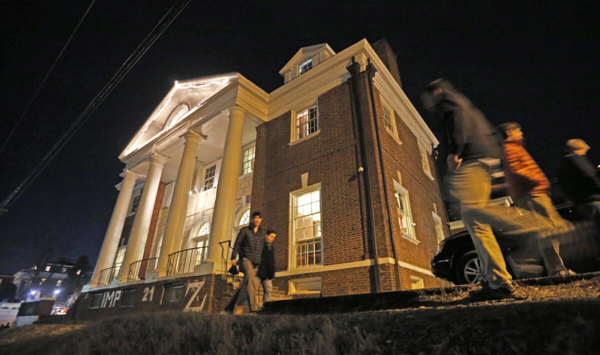 The Phi Kappa Psi house at the University of Virginia was depicted in a Rolling Stone story as the site of a rape in September 2012. The story was later debunked.