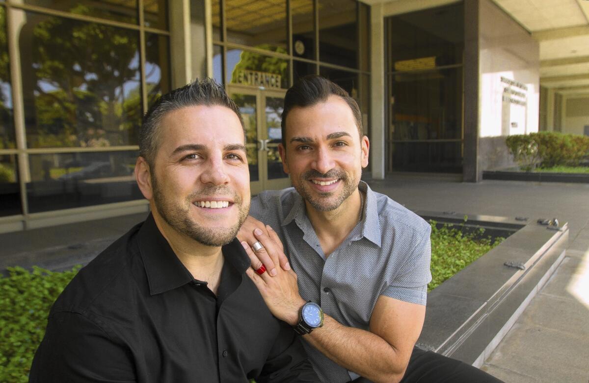 Jeff Zarrillo, left, and Paul Katami were one of two plaintiff couples in the case that ended Prop. 8.