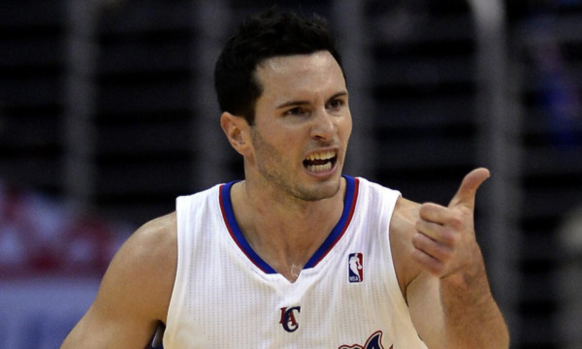 Clippers shooting guard J.J. Redick has been sidelined since November because of a broken right wrist and torn ligaments.