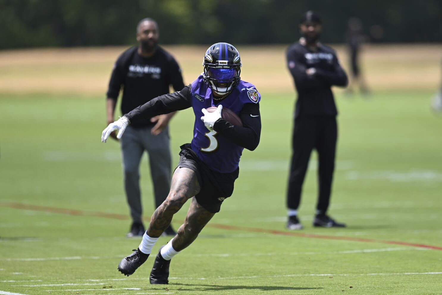 Odell Beckham Jr. suits up for first time in 16 months as Ravens begin  minicamp