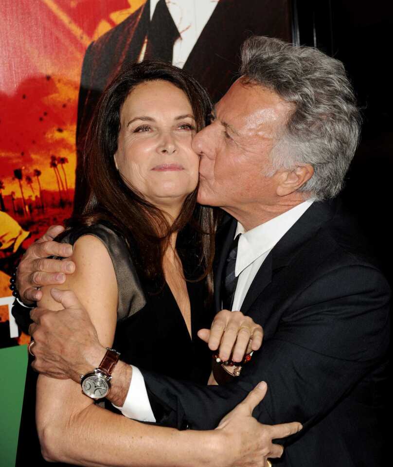 Dustin Hoffman and his leading lady, Lisa.