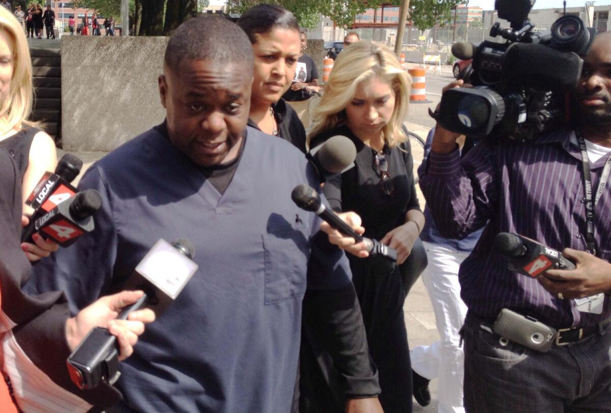 Charlie Bothuell IV leaves court on June 27 after a hearing for his wife, Monique Dillard-Bothuell. Two days earlier, his 12-year-old son, Charlie Bothuell V, who had been reported missing, was discovered in the family's basement.