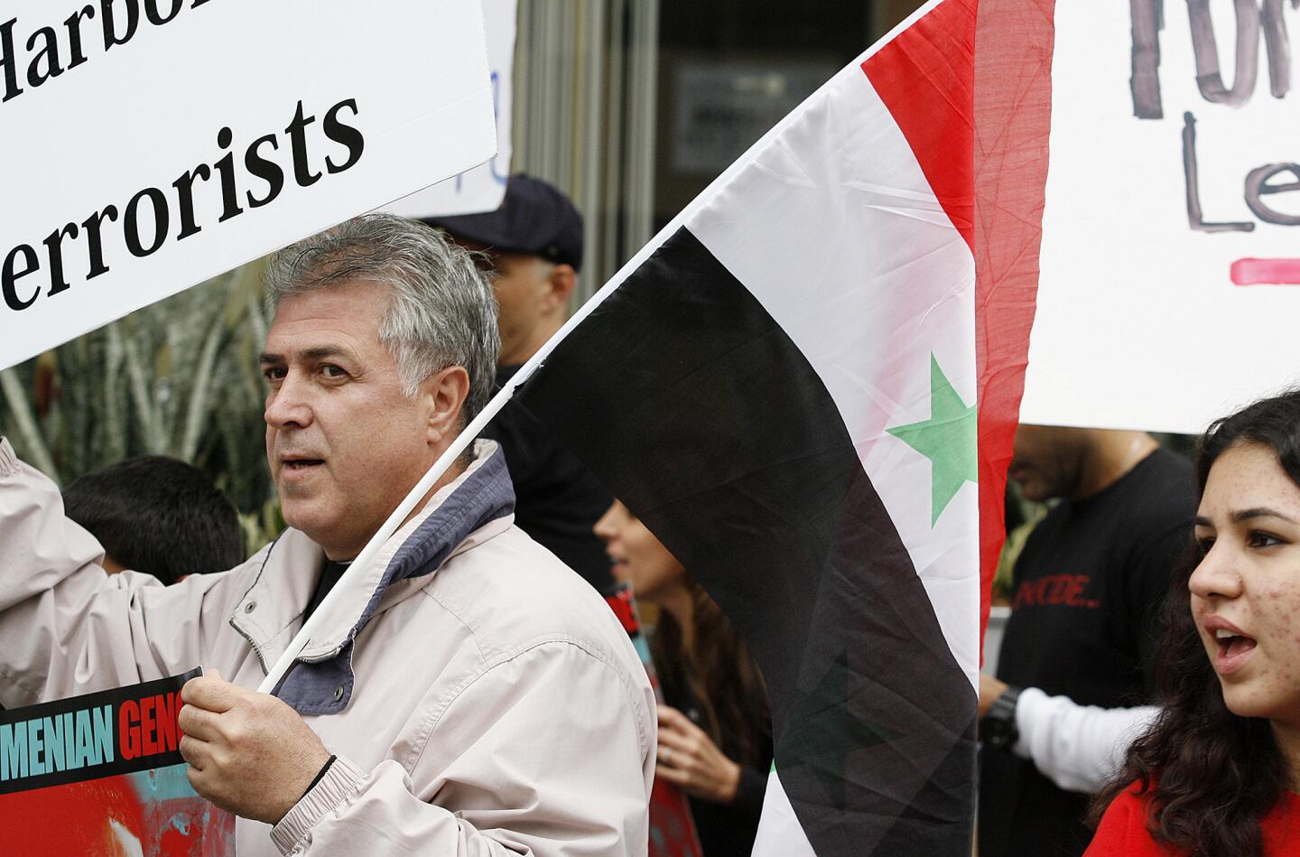 Photo Gallery: Armenian protest at Turkish Consulate to end genocide denial