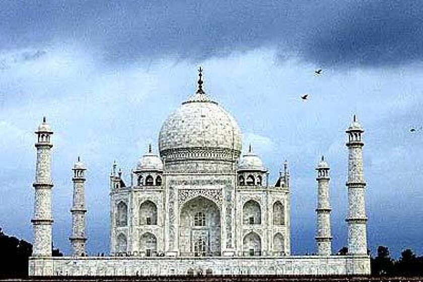 The Taj Mahal fulfilled the dying request of an empress, who asked her husband to build her something beautiful and visit it on their anniversary each year. Semiprecious stones adorn the buildings walls.