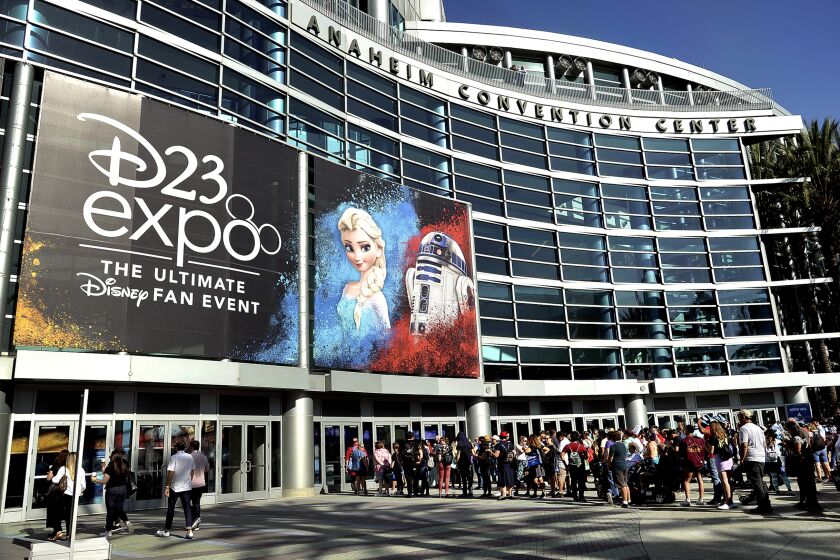 The Anaheim Convention Center during the 2019 D23 Expo on Saturday, Aug. 24, 2019, in Anaheim, Calif. 