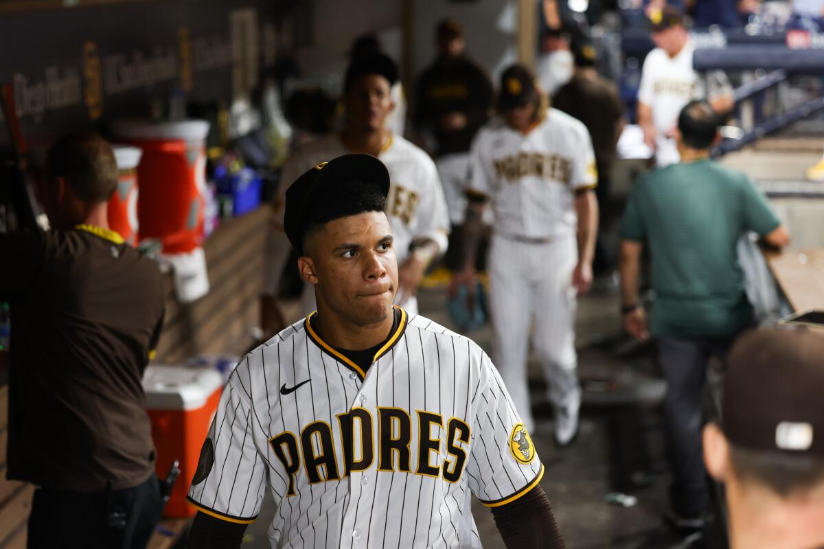 Padres Daily: Losing games, not ground; Fernando Tatis Jr. deals with  frustration; DH choices - The San Diego Union-Tribune
