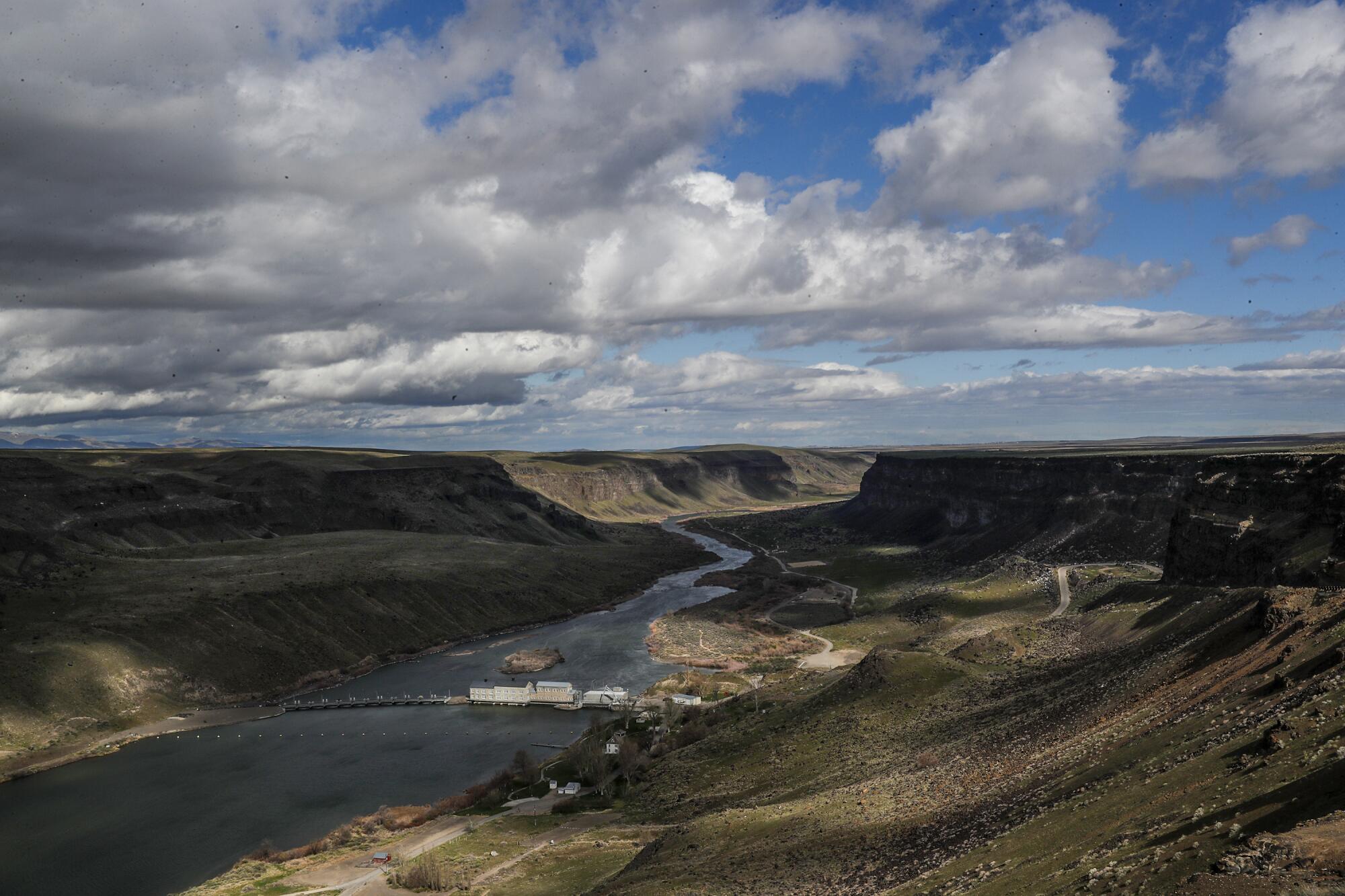 Swan Falls Dam on the Snake River.