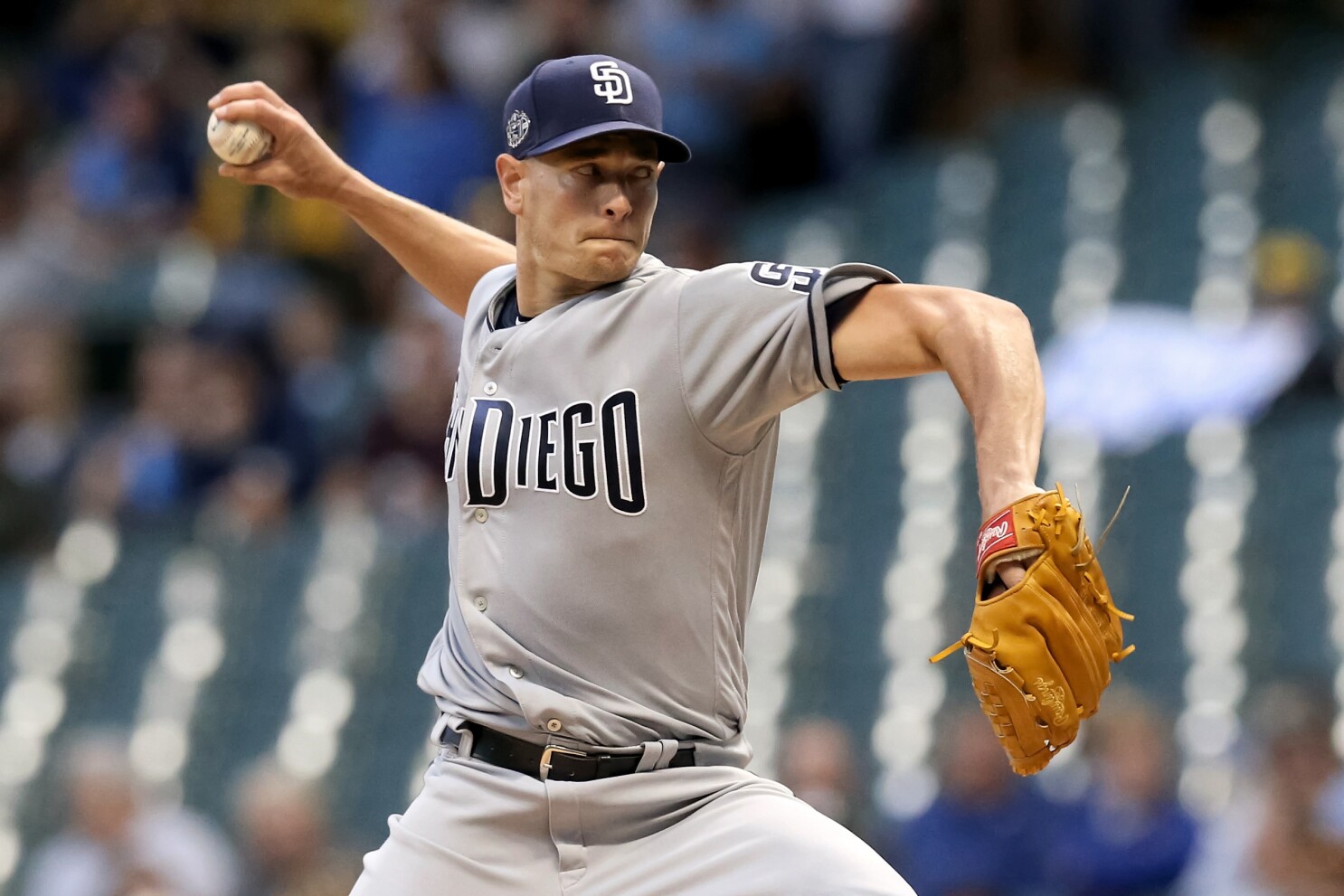 Former Padre Garrett Richards, a major offseason transaction for Boston.