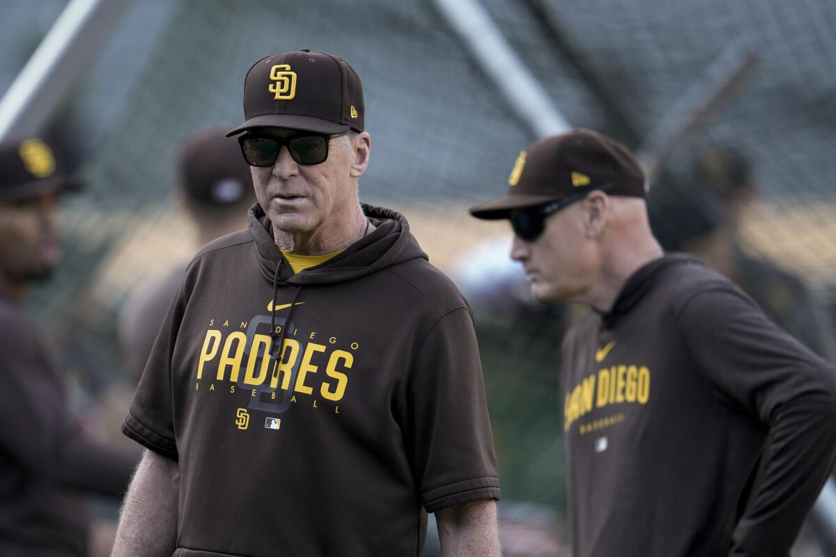 Manager Bob Melvin returns to Oakland now guiding the San Diego Padres -  The San Diego Union-Tribune
