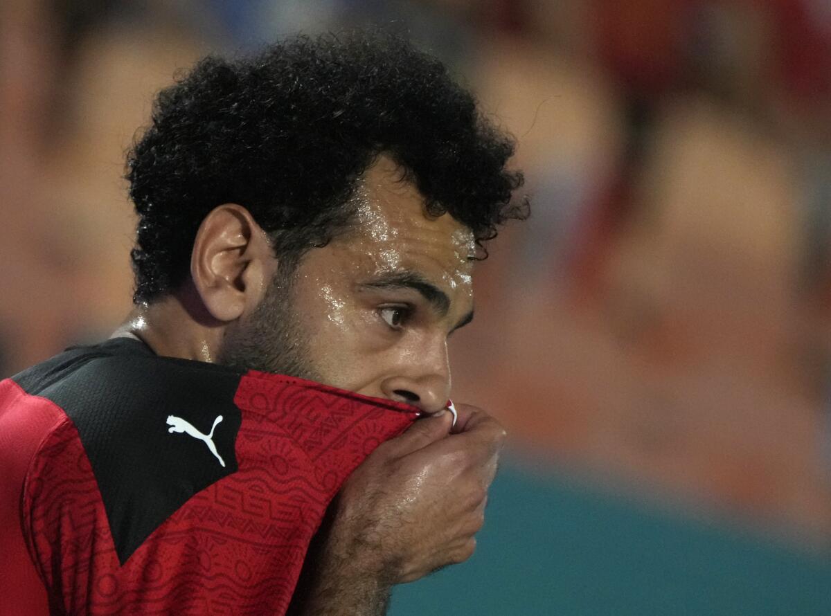 El delantero egipcio Mohamed Salah