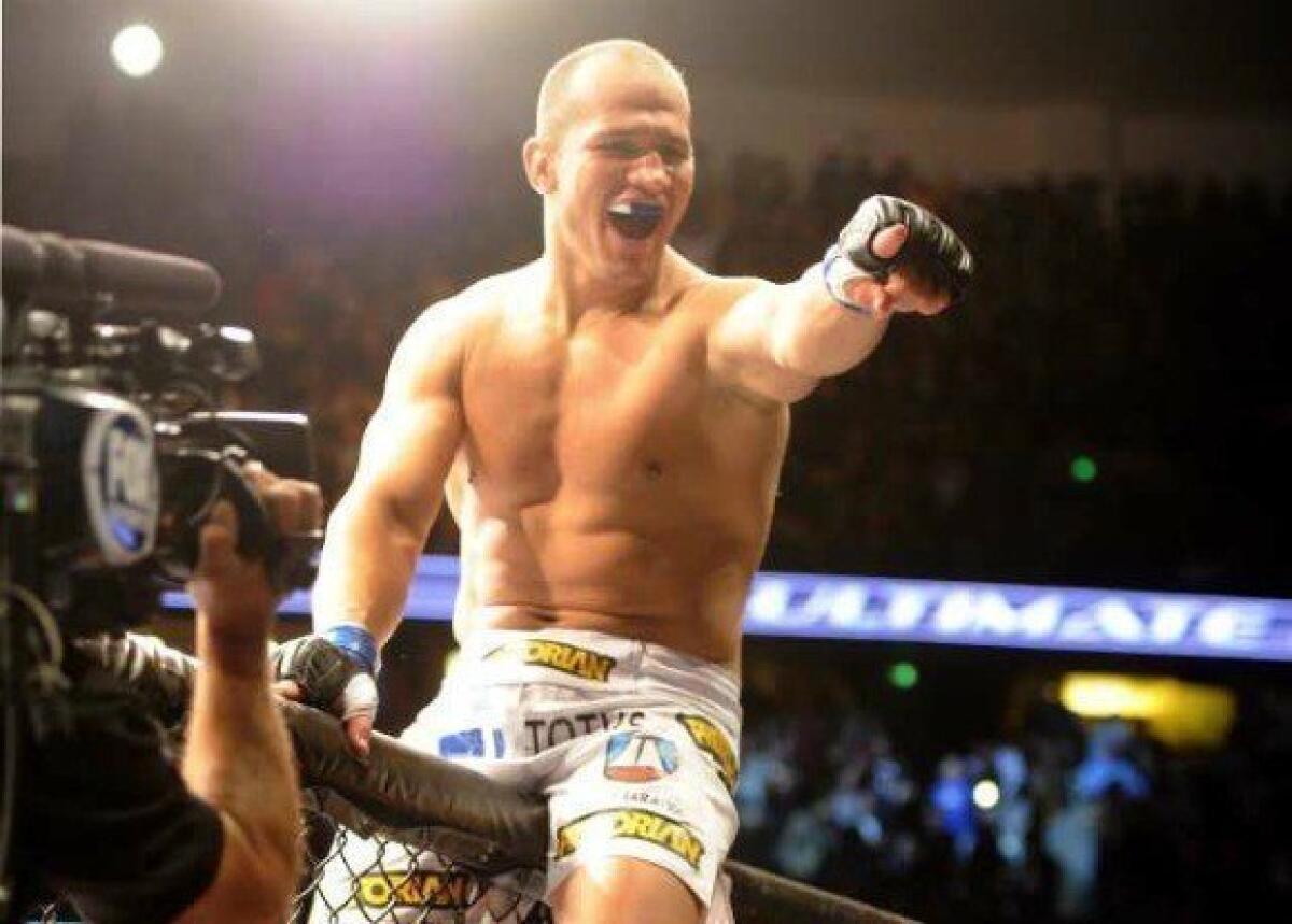Junior Dos Santos is the top-ranked heavyweight in The Times' June MMA rankings.