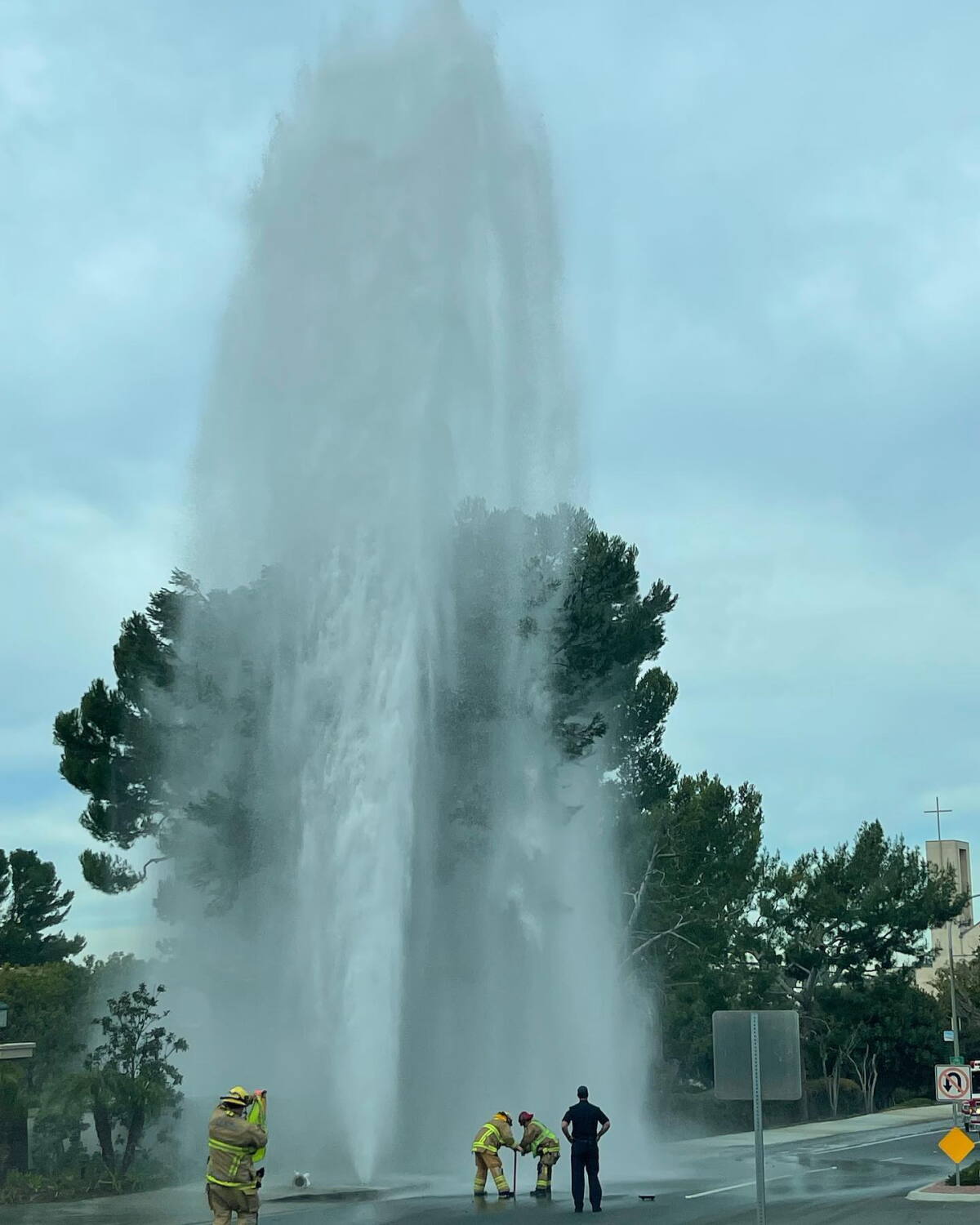 Fire Hydrant Injuries Non-injury traffic collision sends water sky-high from fire hydrant in ...