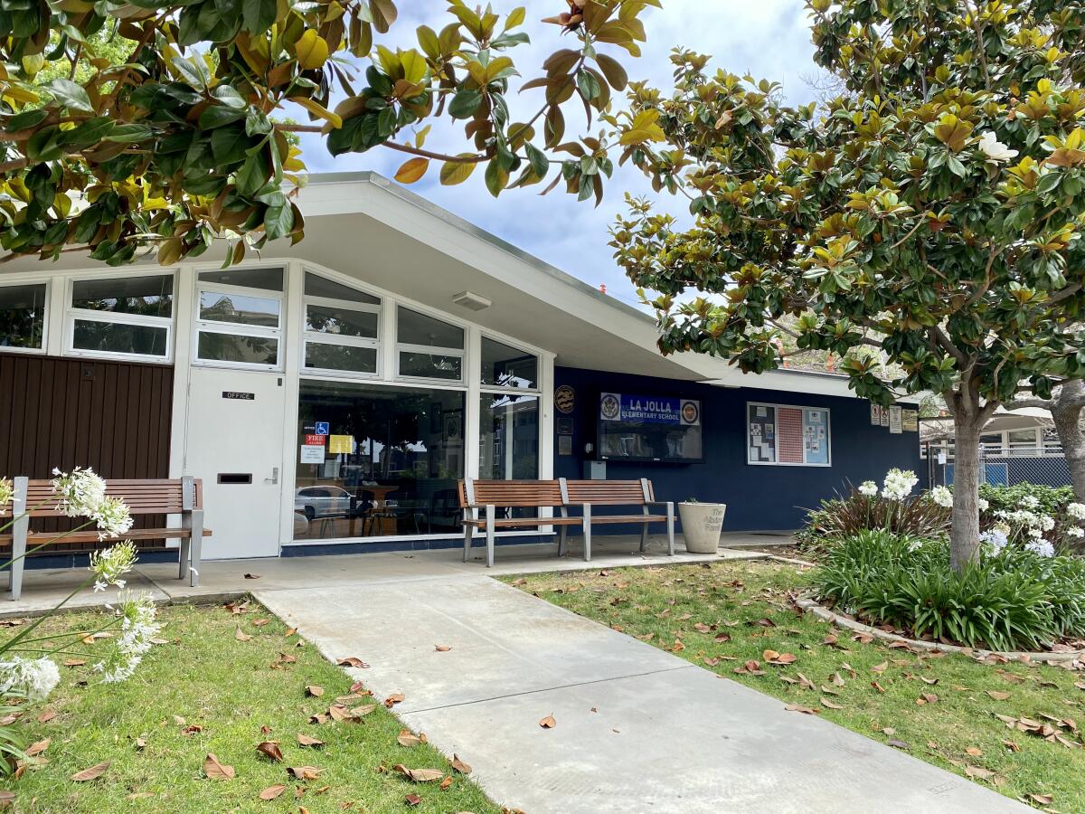 La Jolla Elementary School is one of the La Jolla Cluster schools managing the current coronavirus surge.