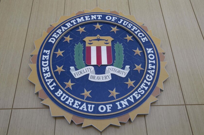 A photo of an FBI seal.