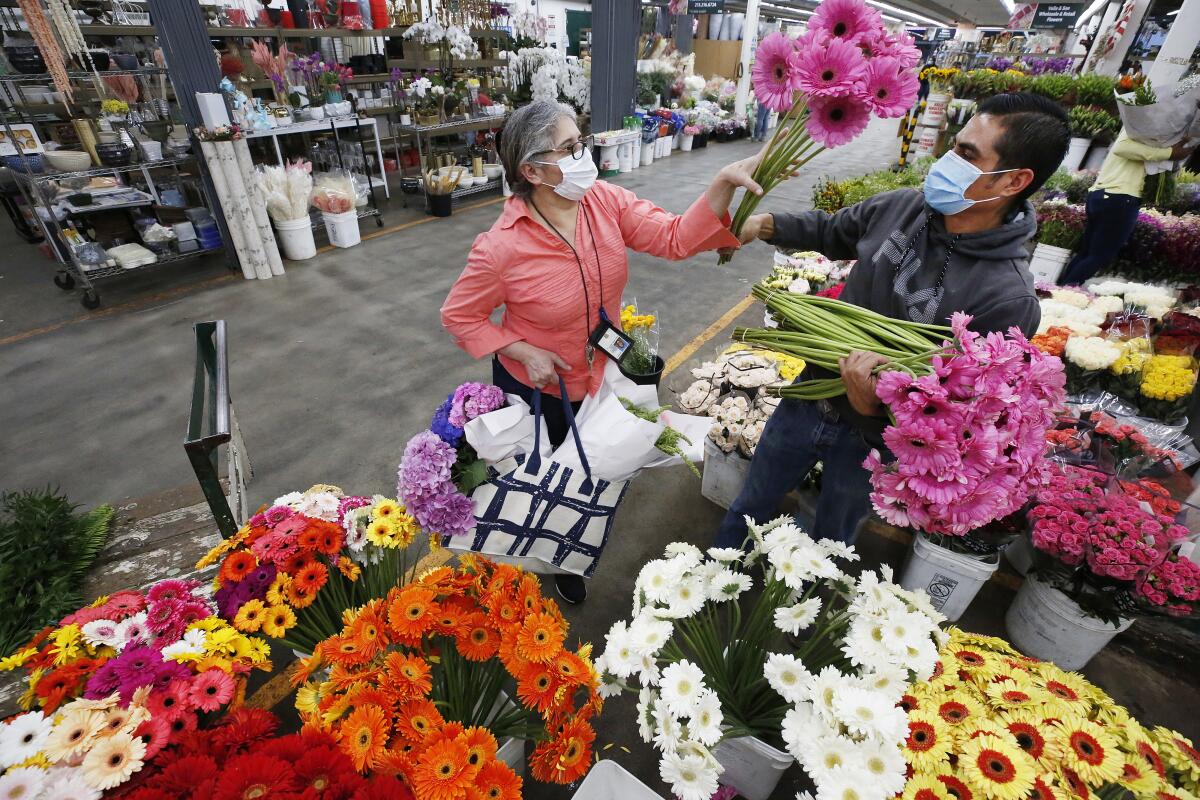 Sunrise Wholesale Flowers at The Original Los Angeles Flower Market