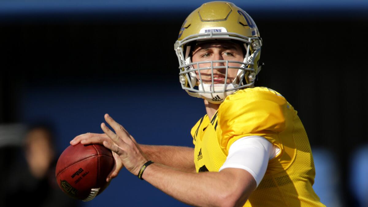 Josh Rosen will start at quarterback in UCLA's opener at the age of 18.