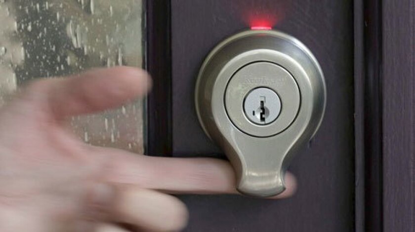 Fingerprint Scan Deadbolt Can Eliminate Need For Keys Los