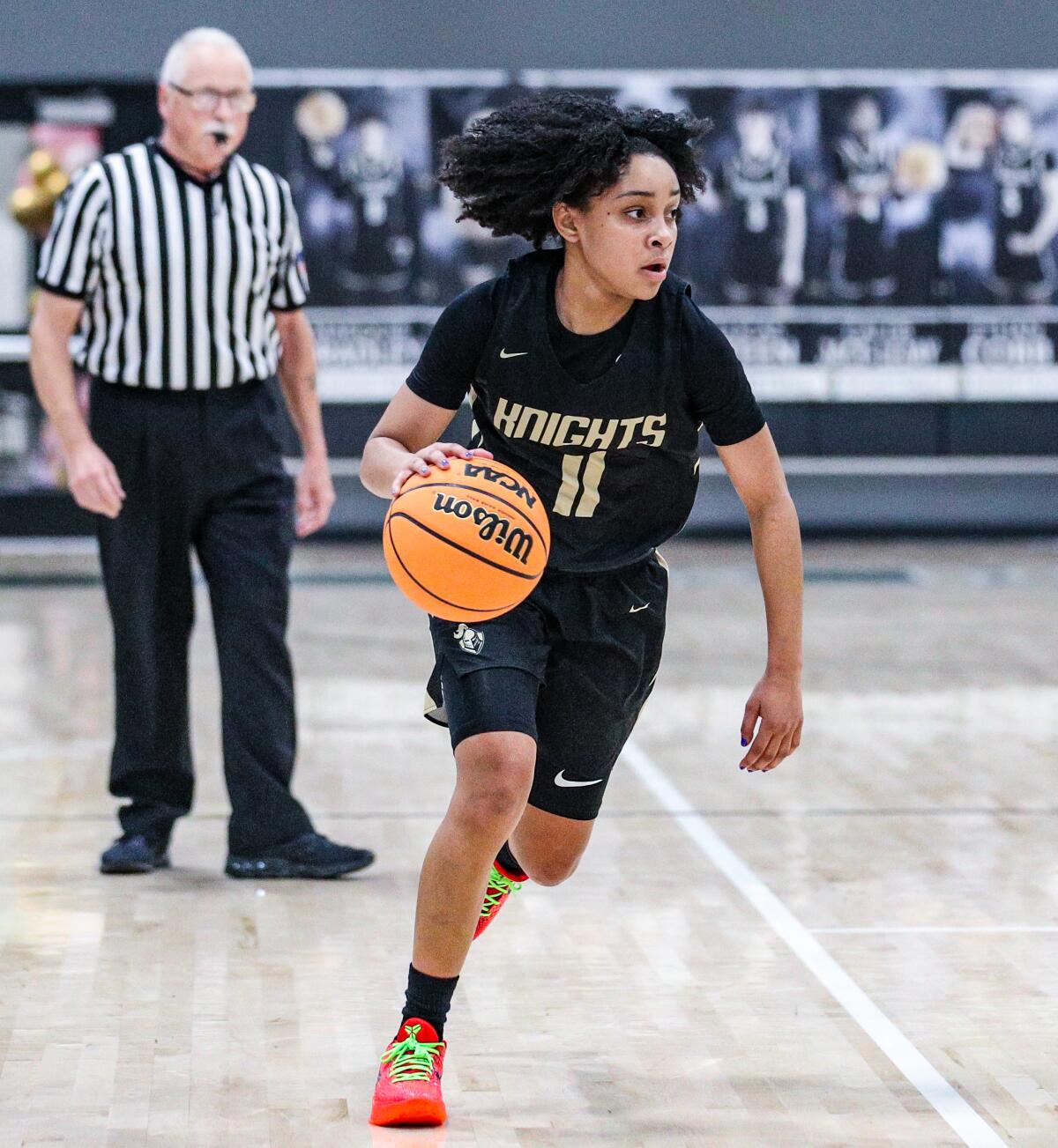 Freshman guard Kaleena Smith of Ontario Christian has been one of the top players in girls basketball.