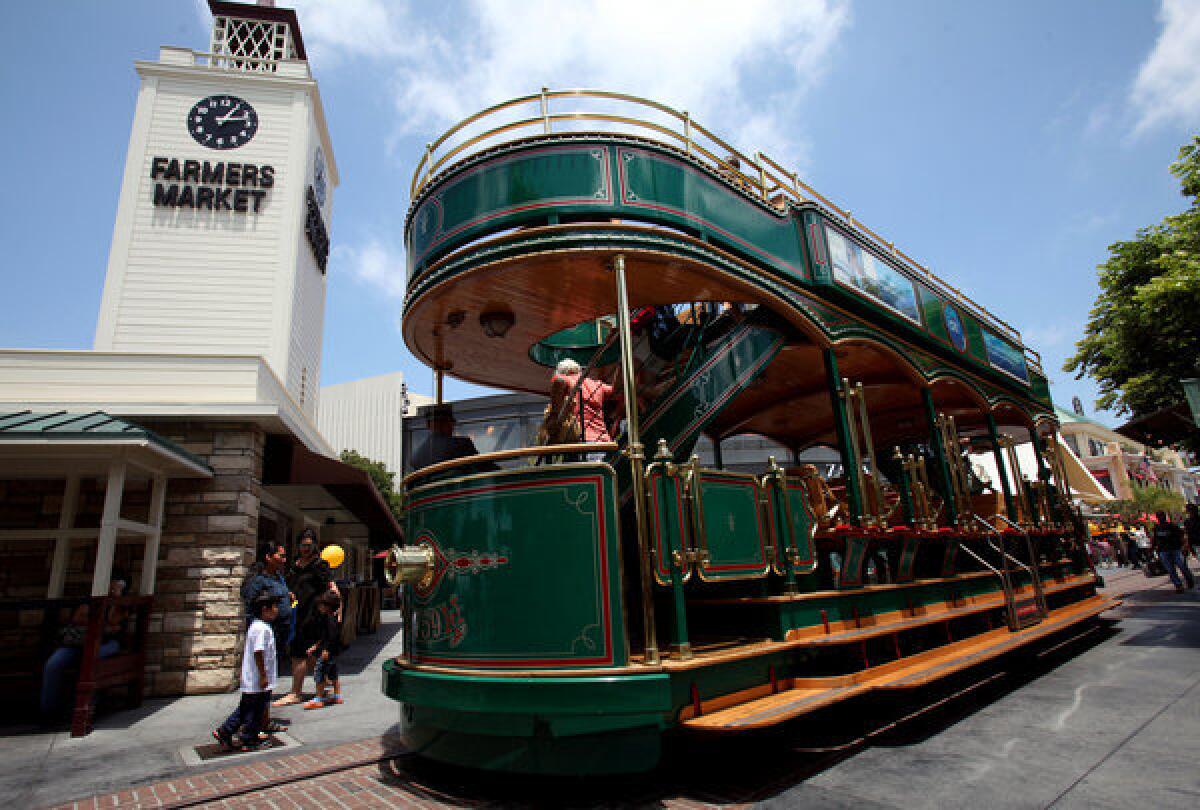 Los Angeles developer Rick Caruso has grand visions of his trolley at The Grove connecting museums and shopping complexes in the Mid-Wilshire area. He envisions the old-fashioned trolley going down Fairfax to the museums and along Third to the Beverly Center.