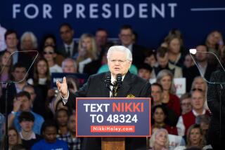 UNITED STATES - FEBRUARY 15: Pastor John Hagee delivers the opening prayer before the start of former U.N. Ambassador Nikki Haleys event to announce she is running for President of the United States in Charleston, S.C., on Wednesday, February 15, 2023. (Bill Clark/CQ-Roll Call, Inc via Getty Images)