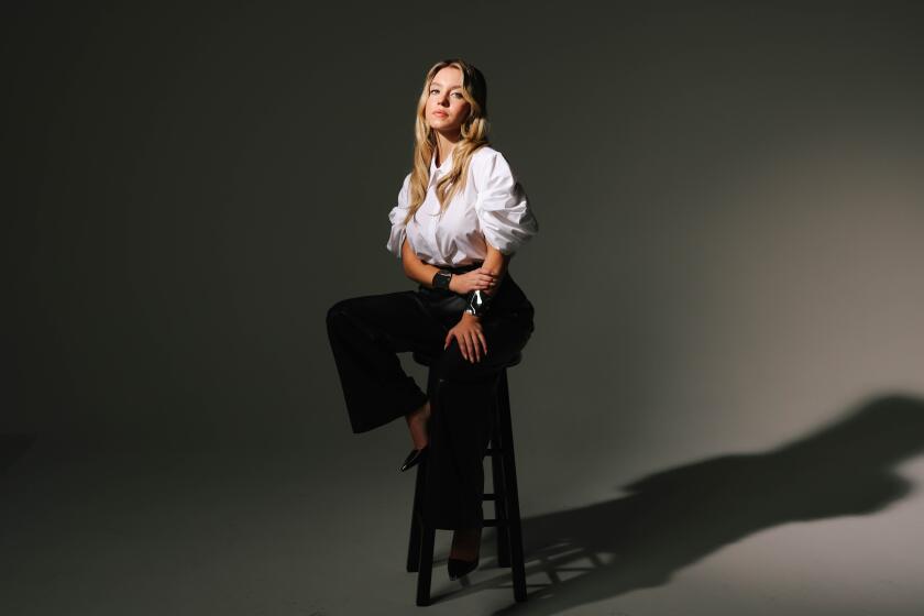 Los Angeles, CA - February 20: Actor and producer Sydney Sweeney poses for a portrait ahead of the SXSW premiere of the religious horror-thriller "Immaculate," at Smashbox Studios on Tuesday, Feb. 20, 2024 in Los Angeles, CA. (Dania Maxwell / Los Angeles Times)