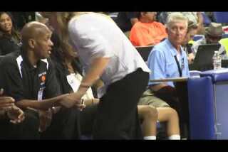 Stress ball helps Canyon Springs girls' basketball coach