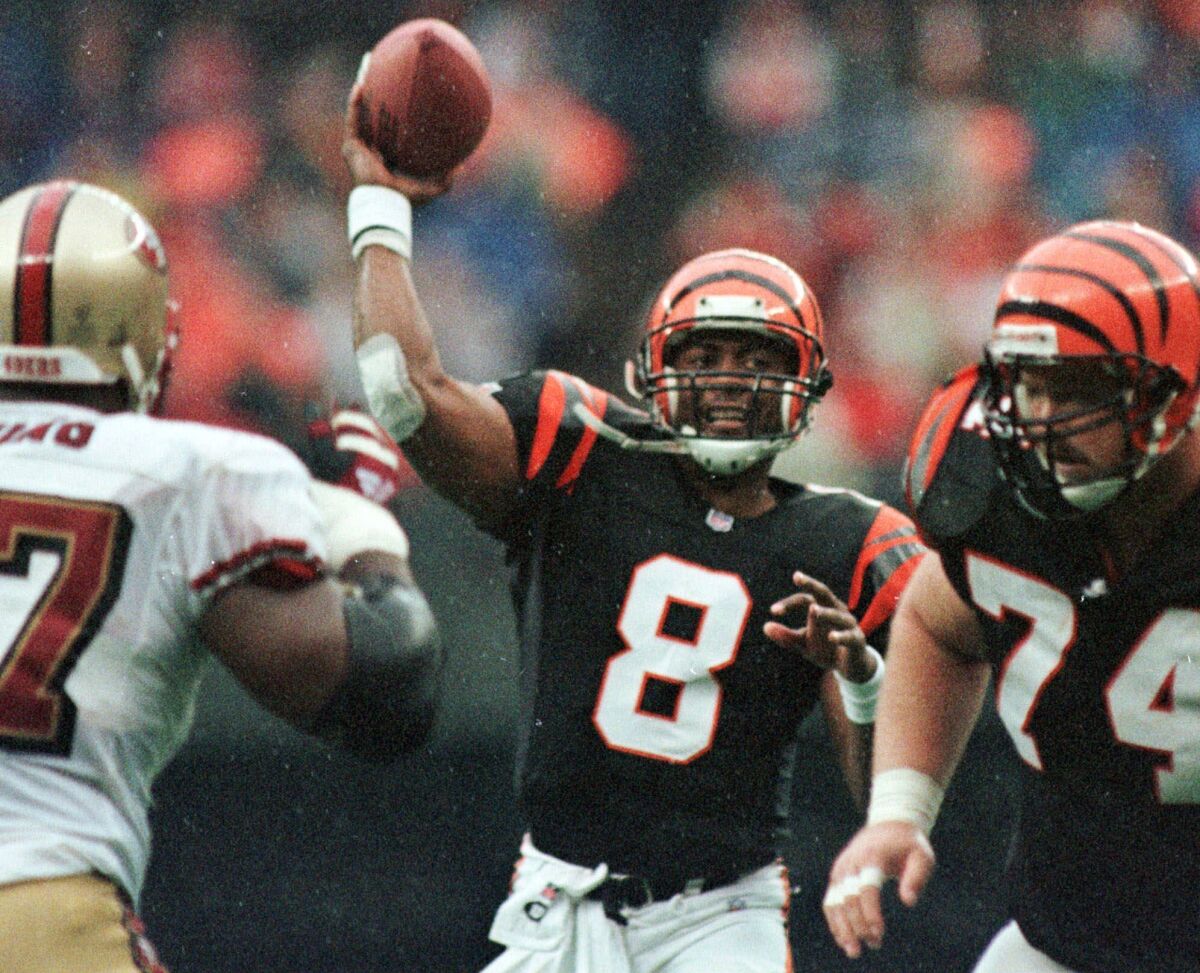 Former Cincinnati Bengals quarterback Jeff Blake said Wednesday he used to regularly deflate footballs before games so he could "feel" them better.