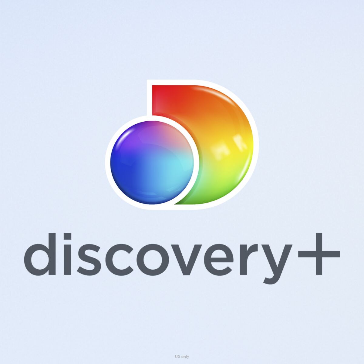 The logo for the discovery+ streaming service