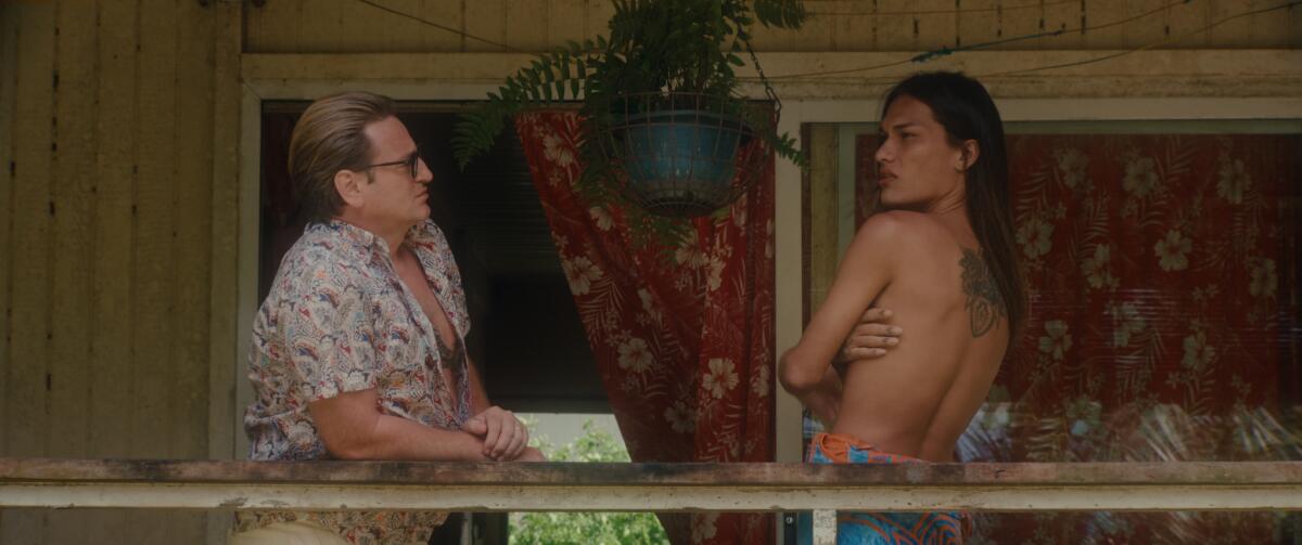 Benoît Magimel and Pahoa Mahagafanau in the movie "Pacifiction."