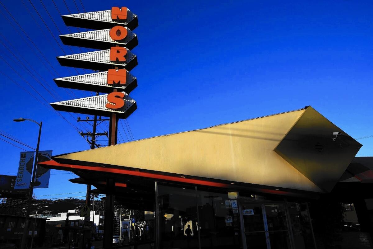 Preservationists fear that Norms on La Cienega Boulevard might be torn down.