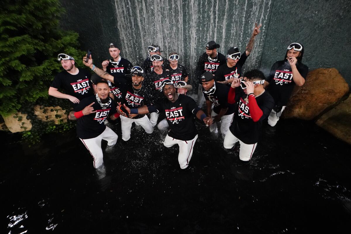 Atlanta Braves National League NL East Division Champions 2021