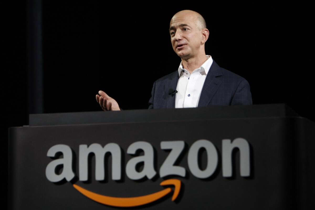 Amazon chief executive Jeff Bezos. The e-tailer could soon sell fine art on its site.
