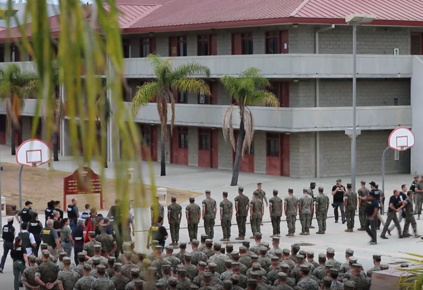 Video shows July mass arrest of Marines accused of human smuggling at