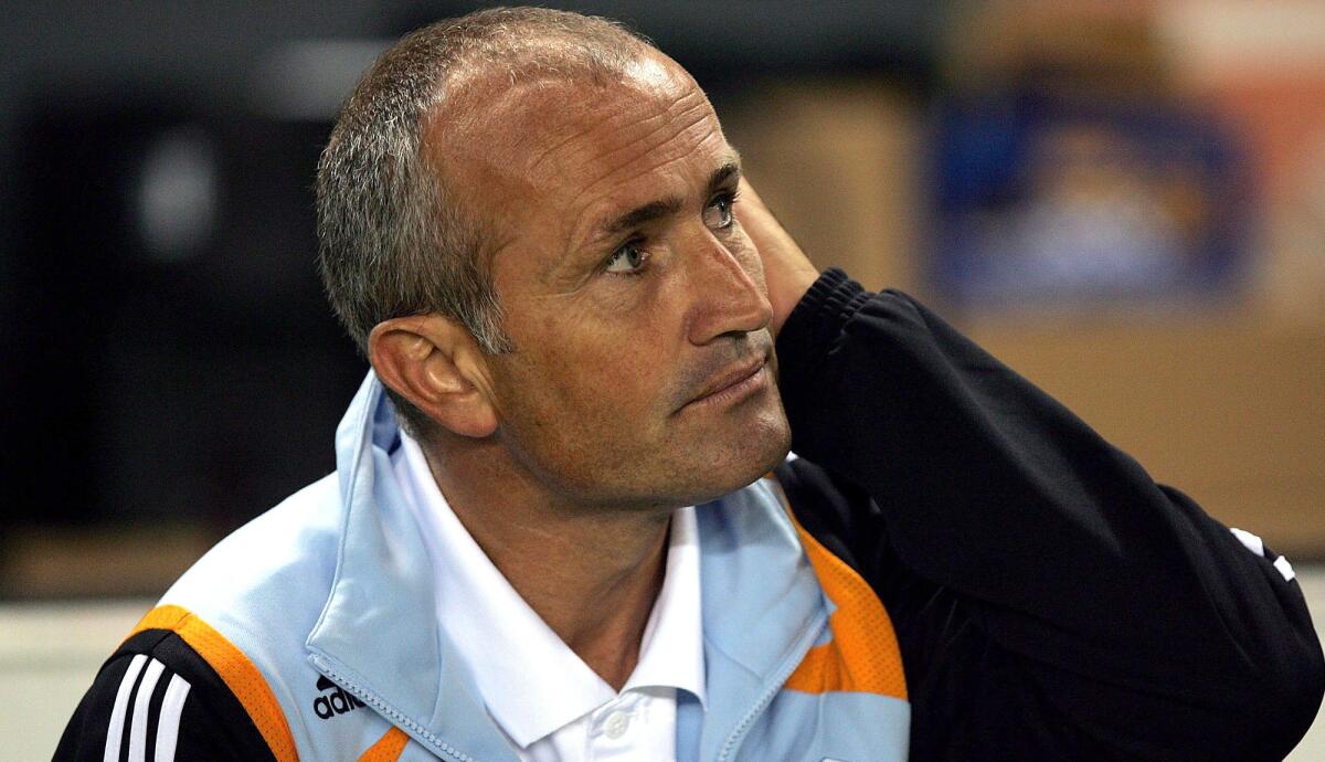 Dominic Kinnear coached the Houston Dynamo to a pair of MLS Cup titles.