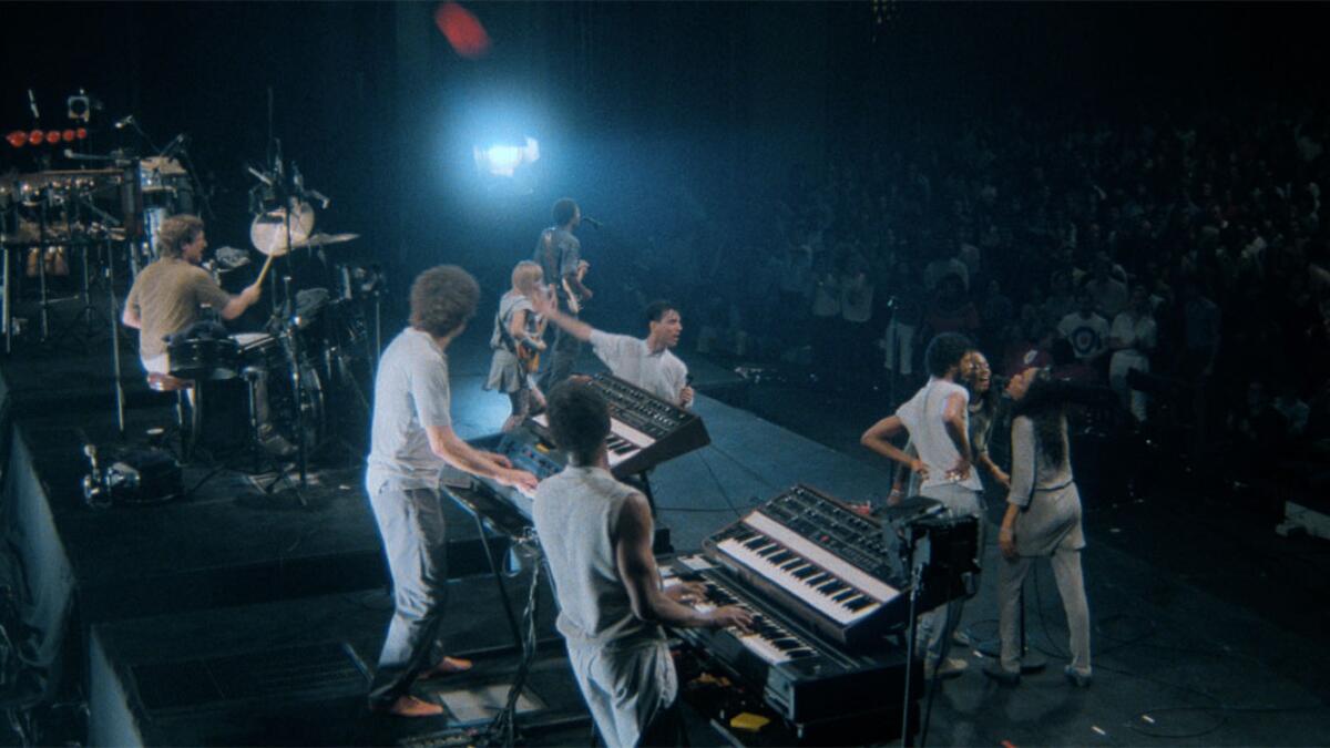 Beyoncé in an electrifying performance on stage during the concert in 2022