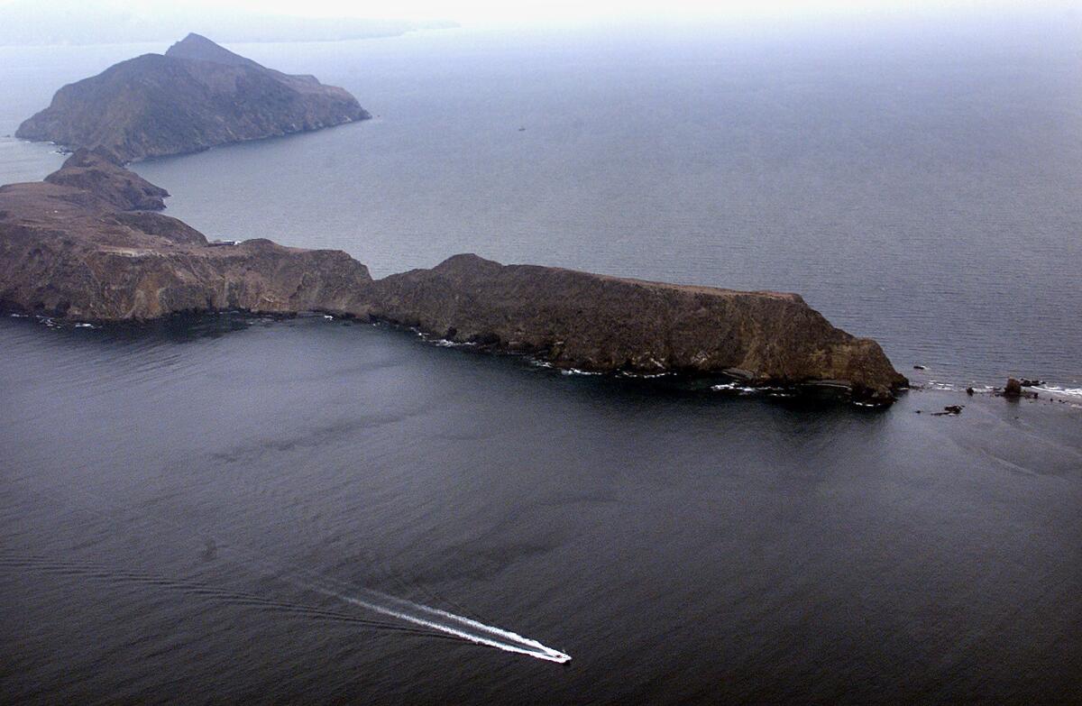 Backpacker magazine is releasing a new hiking guide that features 100 adventures in national parks, including in Channel Islands National Park. Above, Anacapa Island.
