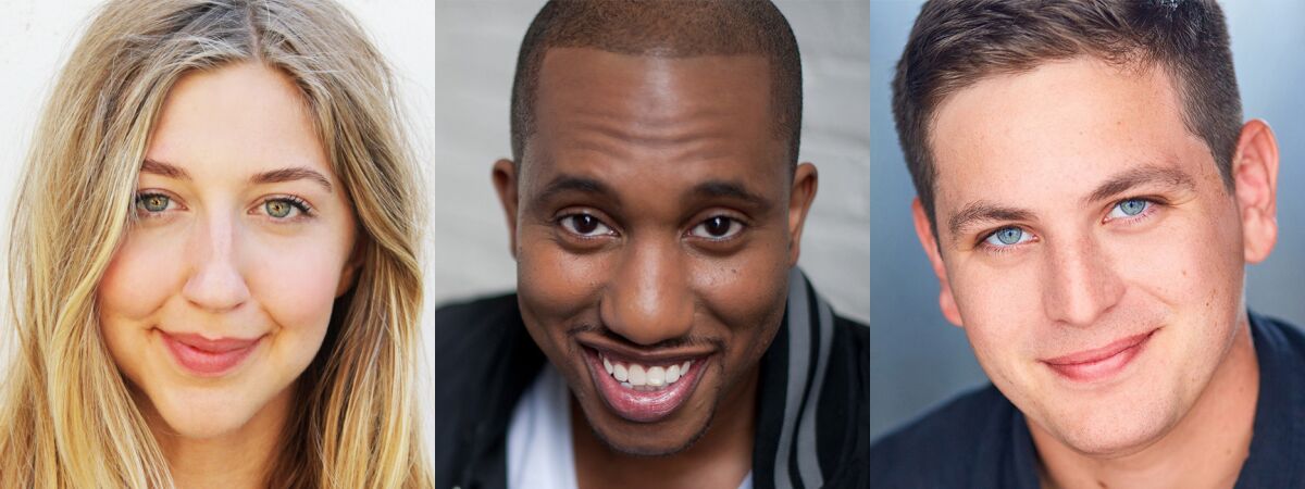 "Saturday Night Live" has hired comedians Heidi Gardner, left, Chris Redd and Luke Null.