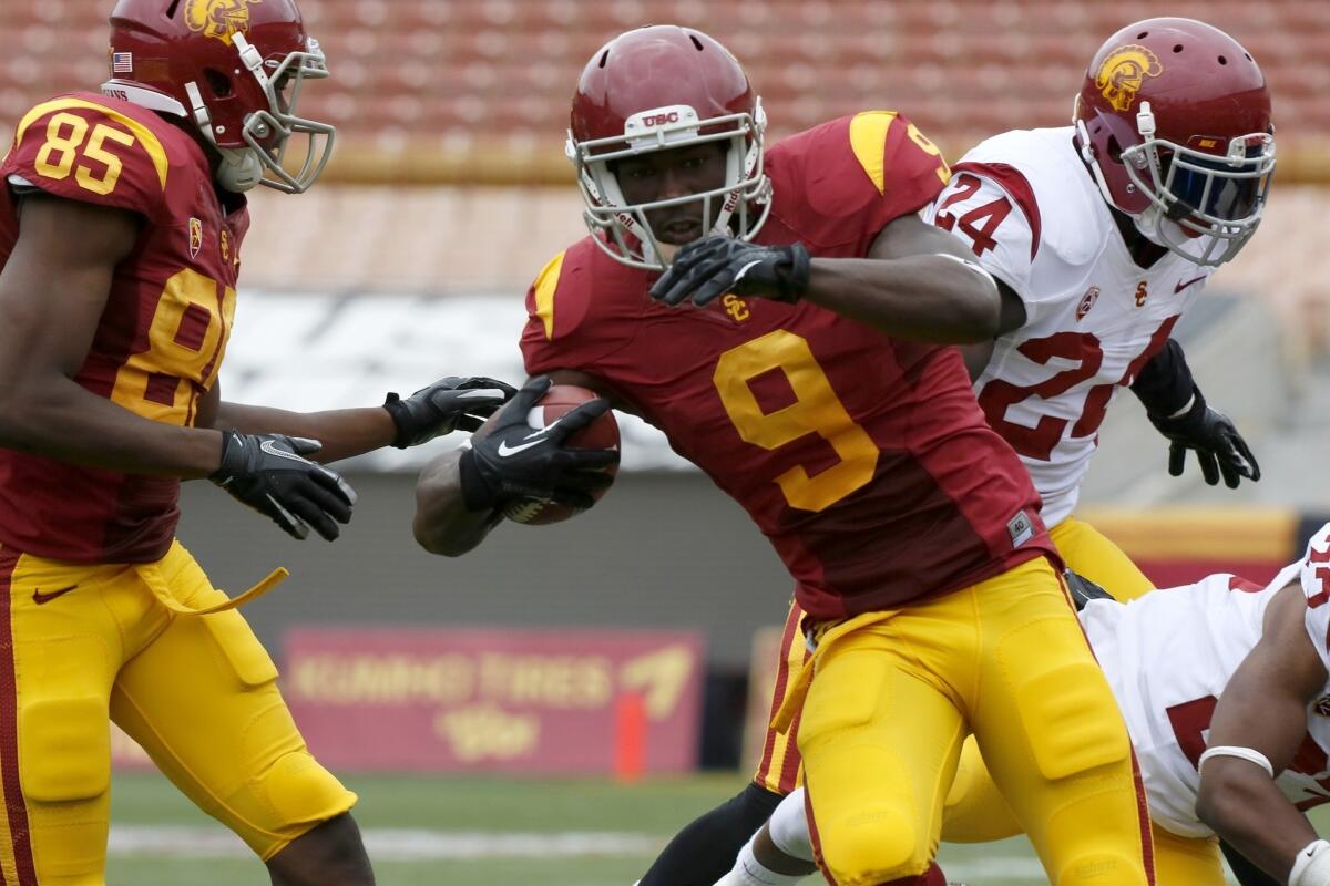 USC wide receiver Marqise Lee stands a good chance of playing in Friday's game against Oregon State.