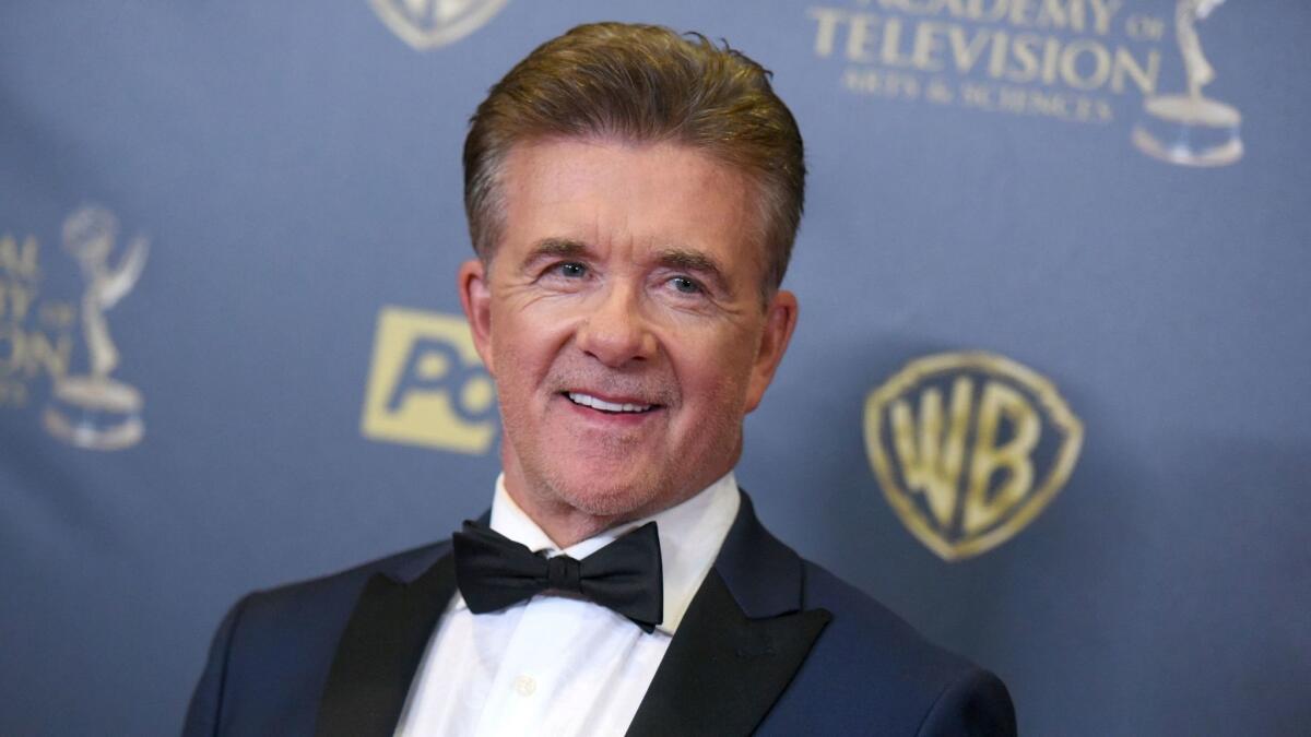 Alan Thicke attends the 42nd annual Daytime Emmy Awards at Warner Bros. Studios in Burbank in 2015.