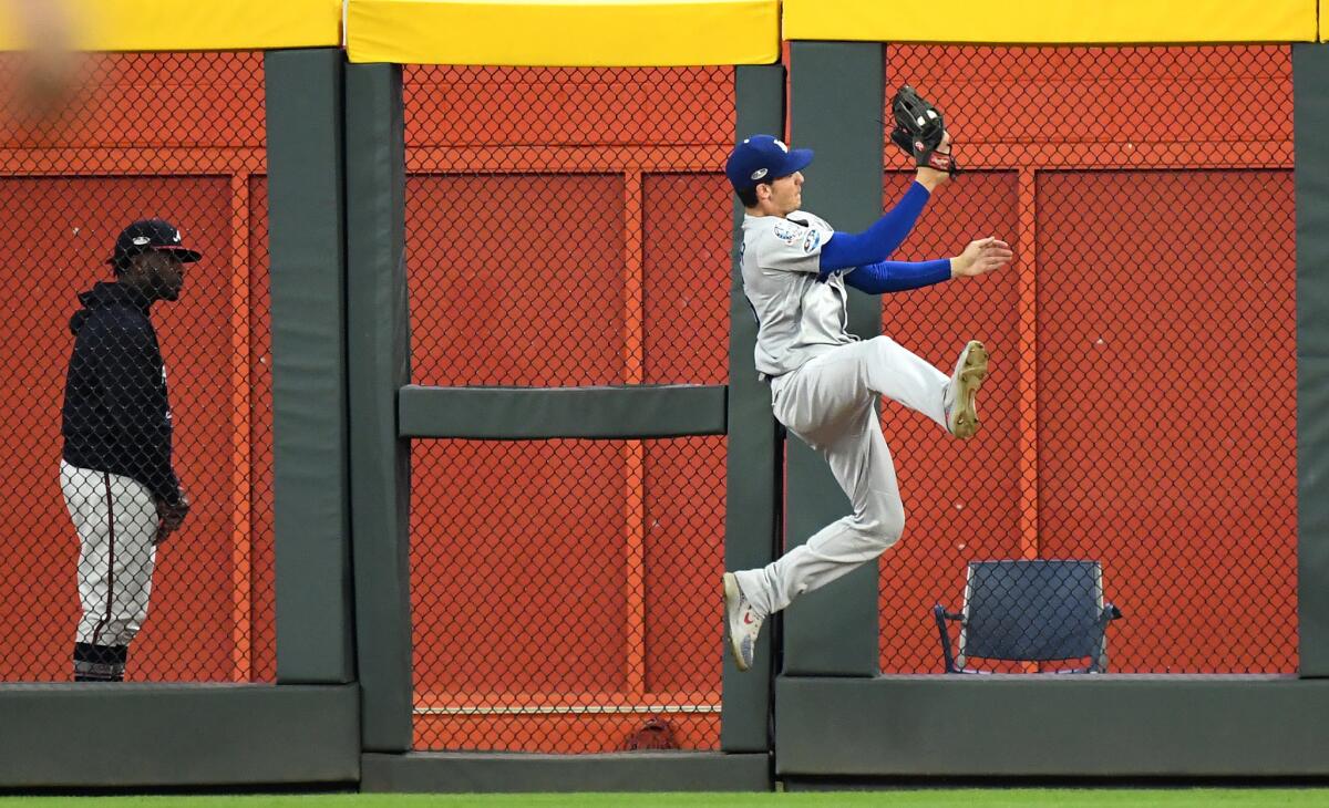 The Dodgers' Cody Bellinger posted MVP-worthy numbers at the plate and was also a standout in the field.