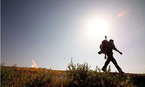 McInturff heads toward the Sierra foothills