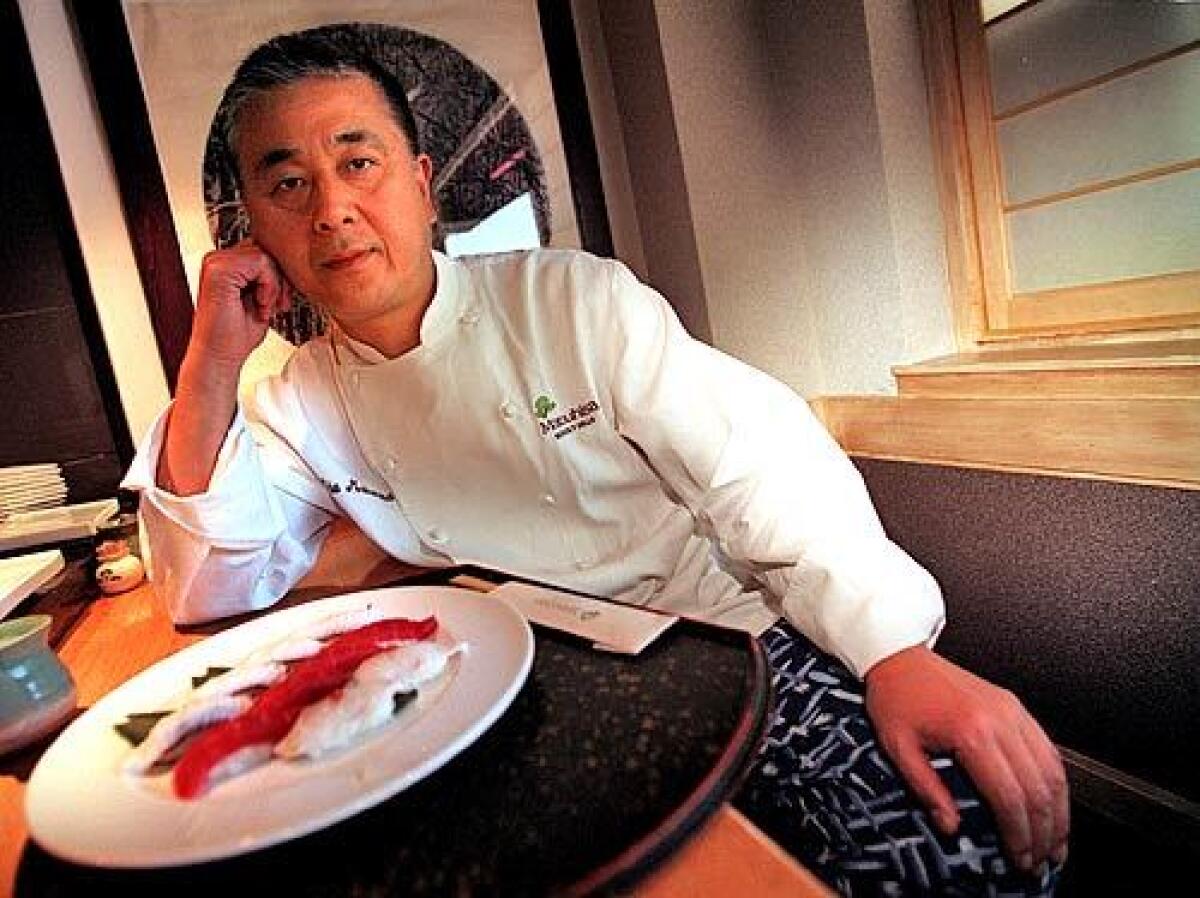 In this multiethnic city, fusion cuisine just comes naturally. Chef and restaurateur Nobu Matsuhisa's riffs on sushi thrilled Angelenos and then went global.