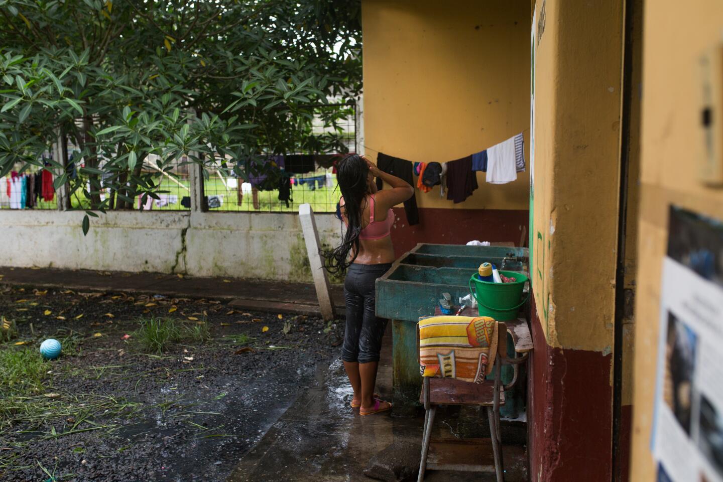 Shelter for the Fuego Volcano-affected community members