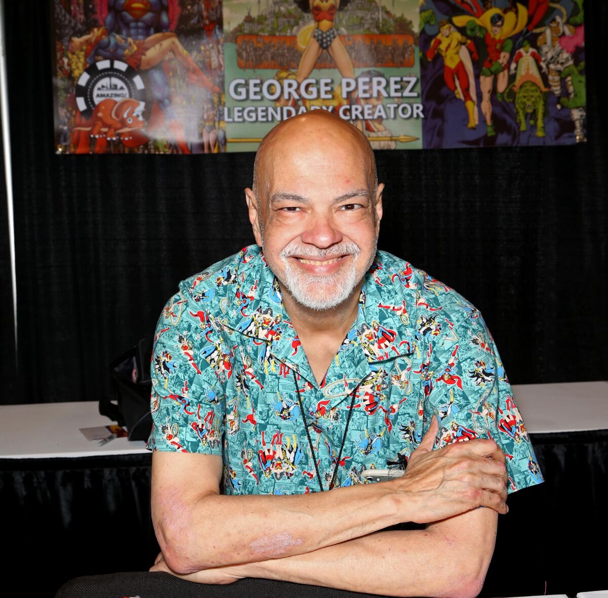 Comic book writer and illustrator George Pérez 