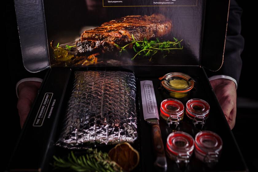 An at-home steak delivery from The Finishing Gourmet